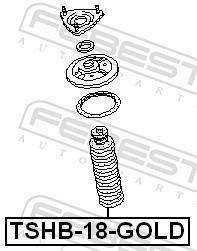 Fuelle de amortiguador FEBEST ref. TSHB-18-GOLD