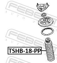 Soufflet d'amortisseur FEBEST ref. TSHB-18-PP