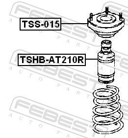 Soufflet d'amortisseur FEBEST TSHB-AT210R