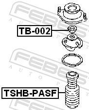 Soufflet d'amortisseur FEBEST ref. TSHB-PASF