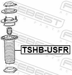 Soufflet d'amortisseur FEBEST ref. TSHB-USFR