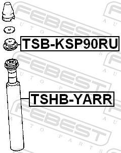 Soufflet d'amortisseur FEBEST ref. TSHB-YARR