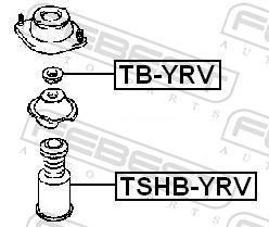 Soufflet d'amortisseur FEBEST ref. TSHB-YRV