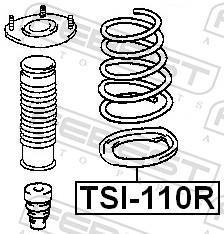 Suporte da mola FEBEST ref. TSI-110R