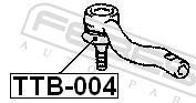 Kit de réparation, rotule de barre de connexion FEBEST ref. TTB-004