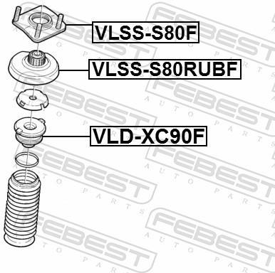 Amortisseurs FEBEST  ref. VLD-XC90F