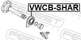 Palier, arbre moteur FEBEST ref. VWCB-SHAR
