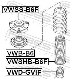 Amortisseurs FEBEST ref. VWD-GVIF
