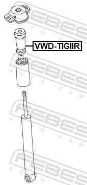 Butée élastique, suspension FEBEST ref. VWD-TIGIIR