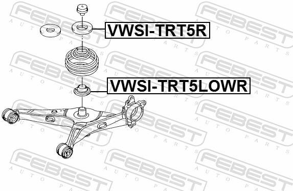 Caja de muelle FEBEST ref. VWSI-TRT5R