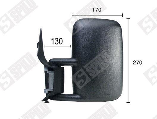 Retrovisor exterior SPILU ref. 51881