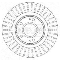 Disques de frein BORG & BECK BBD4481