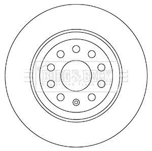 Disques de frein BORG & BECK BBD5331