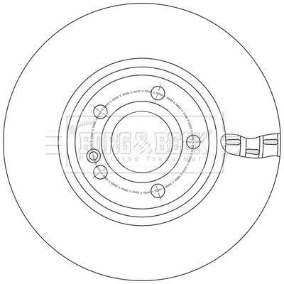 Discos de travão BORG & BECK BBD5616