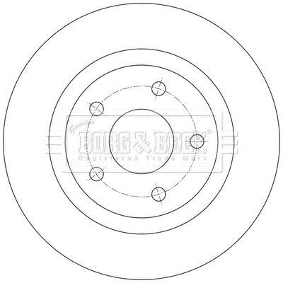 Disques de frein BORG & BECK BBD5620