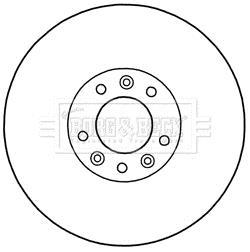 Disques de frein BORG & BECK ref. BBD5969S