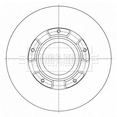 Disques de frein BORG & BECK BBD6073S