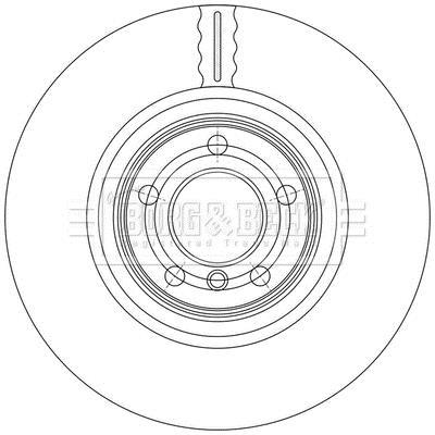 Disques de frein BORG & BECK BBD6172S