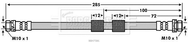 Latiguillo de freno BORG & BECK ref. BBH7586