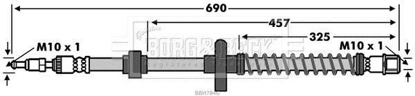Latiguillo de freno BORG & BECK ref. BBH7846