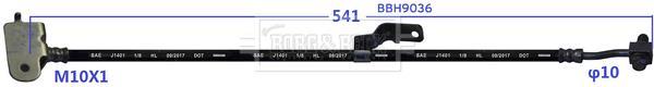 Flexível de travão BORG & BECK ref. BBH9036