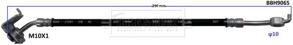 Flexible de frein (Durite de frein) BORG & BECK ref. BBH9065