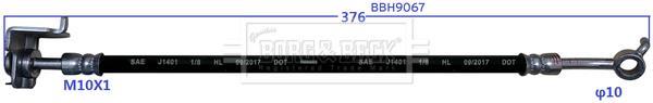 Latiguillo de freno BORG & BECK ref. BBH9067