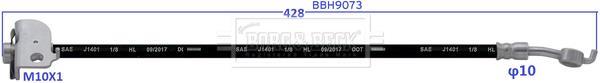 Latiguillo de freno BORG & BECK ref. BBH9073