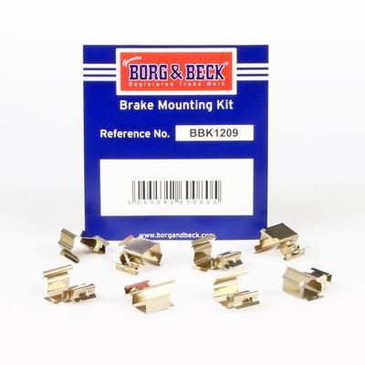 Kit d'accessoires pour plaquette de frein à disque BORG & BECK ref. BBK1209