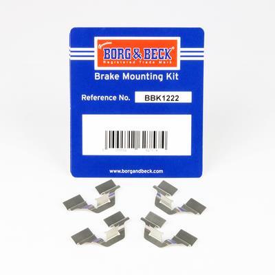 Kit d'accessoires pour plaquette de frein à disque BORG & BECK ref. BBK1222