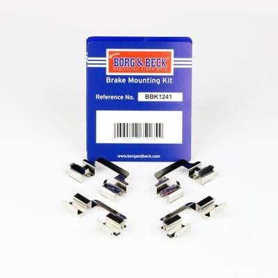 Kit d'accessoires pour plaquette de frein à disque BORG & BECK ref. BBK1241