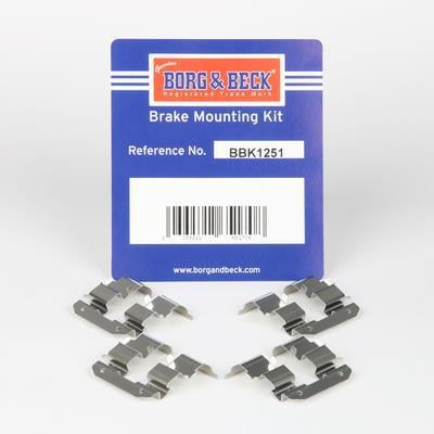 Kit d'accessoires pour plaquette de frein à disque BORG & BECK ref. BBK1251