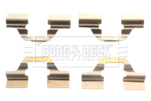 Kit d'accessoires pour plaquette de frein à disque BORG & BECK ref. BBK1255