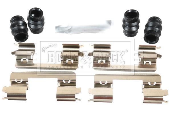 Kit d'accessoires pour plaquette de frein à disque BORG & BECK ref. BBK1262