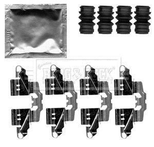 Kit d'accessoires pour plaquette de frein à disque BORG & BECK ref. BBK1339