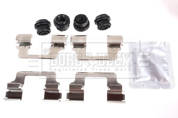 Kit d'accessoires pour plaquette de frein à disque BORG & BECK ref. BBK1474