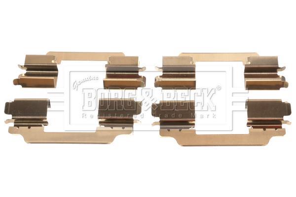 Kit d'accessoires pour plaquette de frein à disque BORG & BECK ref. BBK1534