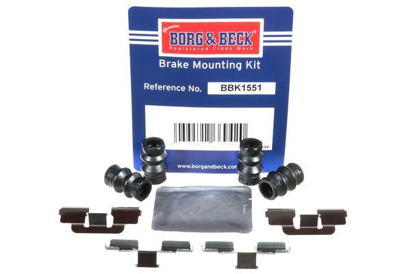 Kit d'accessoires pour plaquette de frein à disque BORG & BECK ref. BBK1551