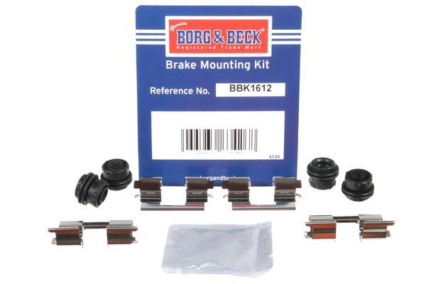 Kit d'accessoires pour plaquette de frein à disque BORG & BECK ref. BBK1612