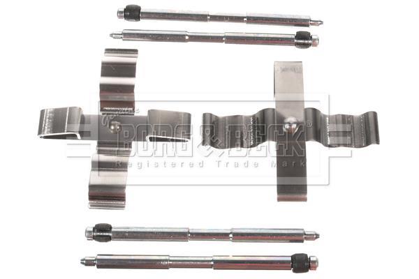 Kit d'accessoires pour plaquette de frein à disque BORG & BECK ref. BBK1652