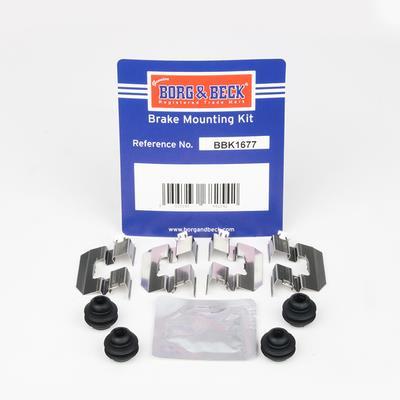 Kit d'accessoires pour plaquette de frein à disque BORG & BECK ref. BBK1677