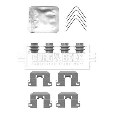 Kit d'accessoires pour plaquette de frein à disque BORG & BECK ref. BBK1695