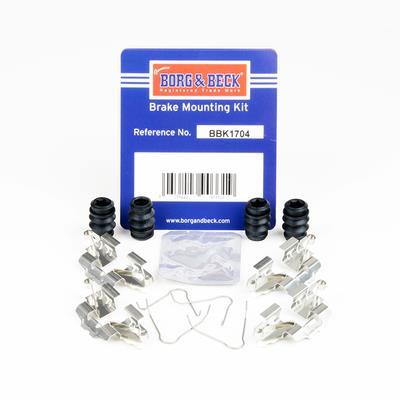Kit d'accessoires pour plaquette de frein à disque BORG & BECK ref. BBK1704