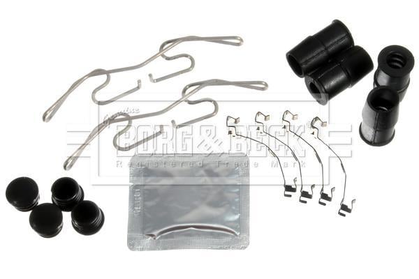 Kit d'accessoires pour plaquette de frein à disque BORG & BECK ref. BBK1717