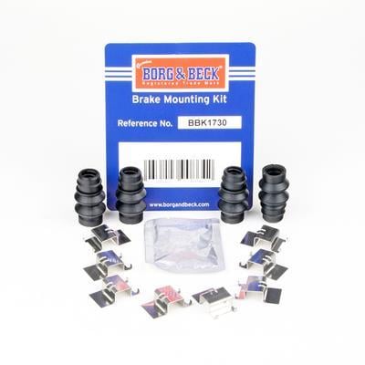 Kit d'accessoires pour plaquette de frein à disque BORG & BECK ref. BBK1730