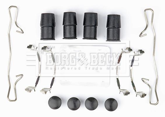 Kit d'accessoires pour plaquette de frein à disque BORG & BECK ref. BBK1735
