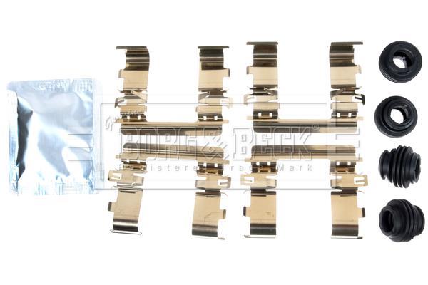 Kit d'accessoires pour plaquette de frein à disque BORG & BECK ref. BBK1777
