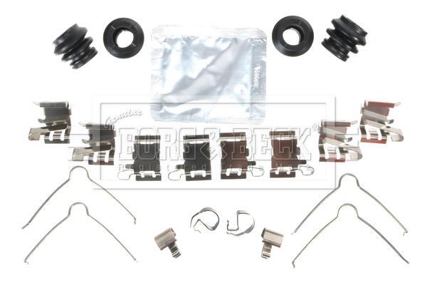 Kit d'accessoires pour plaquette de frein à disque BORG & BECK ref. BBK1780