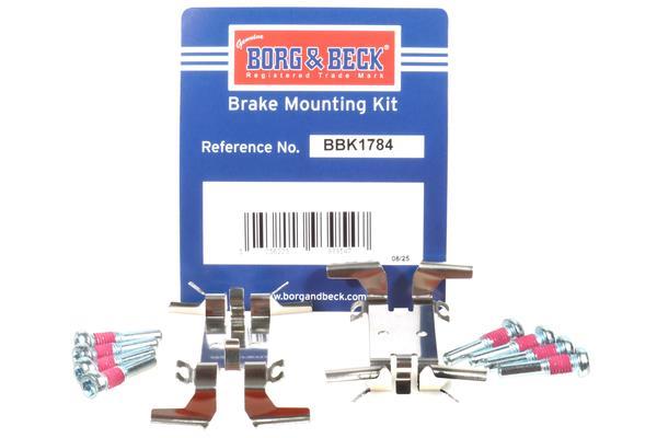 Kit d'accessoires pour plaquette de frein à disque BORG & BECK ref. BBK1784