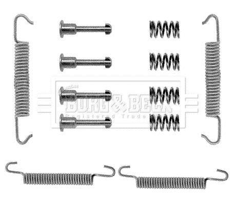 Kit d'accessoires pour plaquette de frein à disque BORG & BECK BBK6007